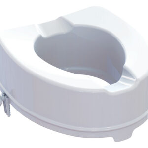 RAISED TOILET SEAT with fixing system - height 15 cm