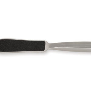 Raspa / Lima de doble cara 24 cm con mango de metal – Acero inoxidable | Instrumental de Podología (GIMA, Ref. 39794)