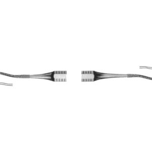 Raspador dental (Scaler) para higienista en acero inoxidable – GIMA ref. 60148, fig. H6/7 | Instrumental dental y quirúrgico