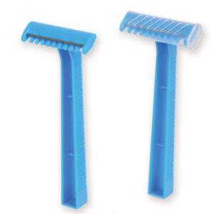 Rasuradoras Quirúrgicas Desechables GIMA – No Estériles con Cuchilla de Acero Inoxidable, Monolama, Doble Hoja y a Doble Cara con Peine (Ref. 27080, 27081, 27082)