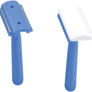 Rasuradoras Quirúrgicas Desechables GIMA – No Estériles con Cuchilla de Acero Inoxidable, Monolama, Doble Hoja y a Doble Cara con Peine (Ref. 27080, 27081, 27082)