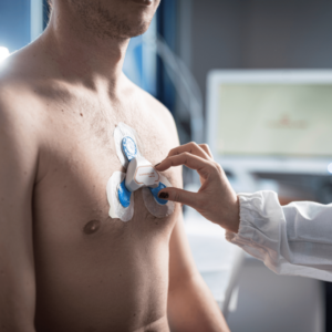 Registrador Holter ECG de parche Cardioline Walk Free de 3 canales