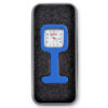 Reloj de Enfermería de Silicona con Caja de Aluminio – Cuadrado – Azul (Ref. 20455) | GIMA