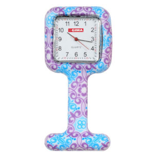 Reloj de Enfermería de Silicona con Pinza de Seguridad – Formato Cuadrado, 35 mm (Ref. GM20460-F) | GIMA