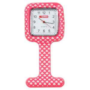 Reloj de Enfermería de Silicona con Pinza de Seguridad – Formato Cuadrado, 35 mm (Ref. GM20460-F) | GIMA