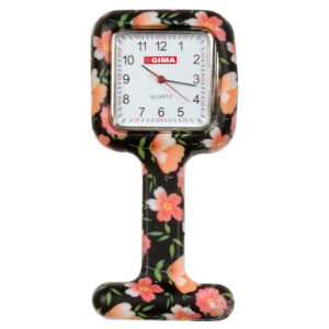 Reloj de Enfermería de Silicona con Pinza de Seguridad – Formato Cuadrado, 35 mm (Ref. GM20460-F) | GIMA