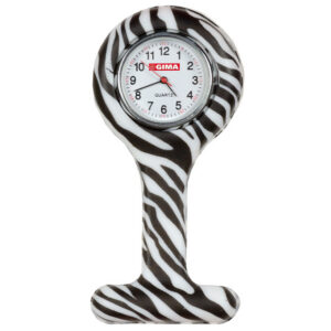 Reloj de Enfermería de Silicona Redondo con Imperdible – Cronómetro de Pulso, Frecuencia y Tiempos de Esterilización – Marca GIMA | Ref. GM20400-F