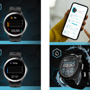 Reloj Inteligente GIMA SPORTPIX GM27233 para Deporte y Salud – 11 Parámetros, Pantalla OLED 1,3" y Resistencia IP67
