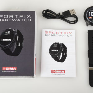 Reloj Inteligente GIMA SPORTPIX GM27233 para Deporte y Salud – 11 Parámetros, Pantalla OLED 1,3" y Resistencia IP67