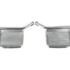 Reposapiés de Recambio Original GIMA para Silla de Ruedas QUEEN ALUMINUM Ref. 43250 – Par (Ref. Fabricante 43254)