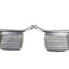 Reposapiés (par) de recambio para silla de ruedas GIMA PRINCE ALUMINIUM – Pieza de repuesto Ref. 43249 para silla código 43251