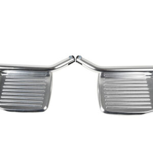 Reposapiés (par) de recambio para silla de ruedas GIMA PRINCE ALUMINIUM – Pieza de repuesto Ref. 43249 para silla código 43251
