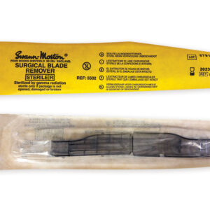 Retirador de hojas de bisturí estéril Swann-Morton (Ref. 22455) – Extracción segura para mangos n.º 3 y n.º 4 – Caja de 50 uds