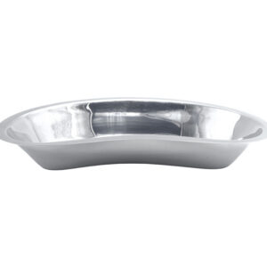 Riñonera anatómica de acero inoxidable AISI 202, alta, 500 ml – Ø 200 mm | GIMA 37865