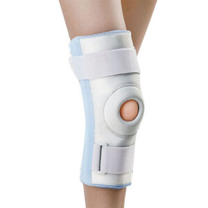 Rodillera Ortopédica de Neopreno con Anillo Rotuliano GIMA – Soporte de Rodilla con Cierres Coronales (Ref. GM42020 a GM42023, Tallas S-XL)