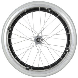 Rueda trasera para silla de ruedas PRINCE ALUMINUM (ref. GIMA 43251) | Recambio original GIMA – Ref. 43248