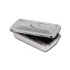 S/S INSTRUM. TRAY WITH LID - 223x126x45 mm