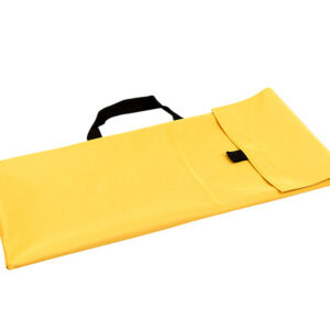 Sábana Portafirmas Plegable GIMA 200x70 cm Amarilla, 10 Asas y Bolsa de Transporte | Ref. 55995
