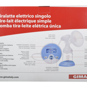 Sacaleches Eléctrico Individual GIMA 41701 – Bomba de Extracción de Leche Materna de 2 Fases con 10 Niveles de Vacío