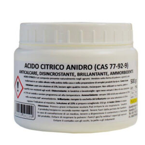 Sal Detergente para Destilador de Agua GIMA – Bote de 500 g para Mantenimiento de Destiladores y Circuitos de Esterilización (Ref. 35692)