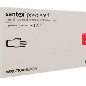 SANTEX LATEX GLOVES - PRE POWDERED