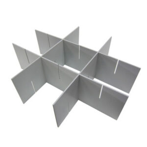 Separador de Cajón h 140 mm para Carros Modulares GIMA – Sistema Organizativo a Peine para Cajón Azul 49×48×20 cm (Ref. 45645)