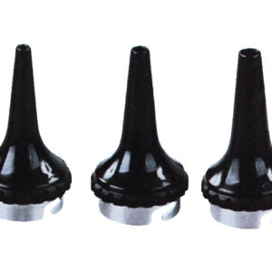 Set 3 espéculos de otoscopio adultos autoclavables GIMA – Ø 2,5 / 3,5 / 4,5 mm, sin látex (Ref. 31448)