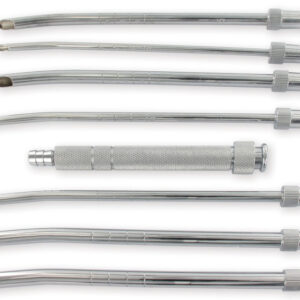 SET OF UTERINE SUCTION CANNULAS (7 cannulas+1 handle)