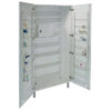 SHELL MEDICINE CABINET - white