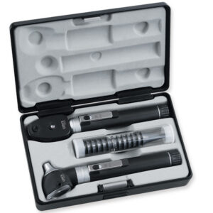 SIGMA F.O. LED OTO-OPHTHALMOSCOPE SET with 2 rechargeable handles - case