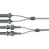 SILICONE BIPOLAR CABLE 3 m with Ethicon type connector for 30310