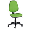 Silla de oficina CUNEO sin reposabrazos | Tapizada, base giratoria de polipropileno con ruedas | Color a elección | GIMA (Ref. 45063)