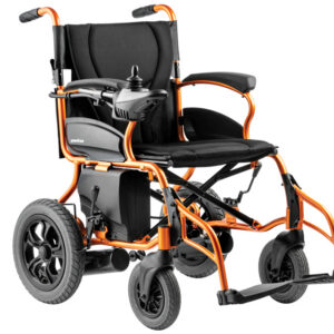 Silla de Ruedas Eléctrica Plegable GIMA con Batería de Litio 24V · Uso Interior y Exterior (Ref. GM43290)