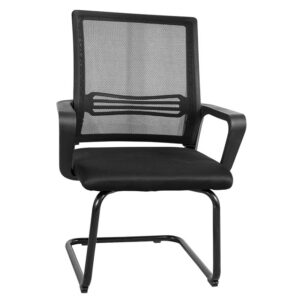Silla de Visita Cantilever Sidney para Recepción y Zonas de Espera Clínica – Asiento de espuma y respaldo de malla transpirable | GIMA (Ref. 45111)
