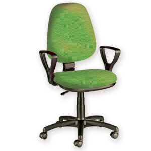 Sillón de Oficina CUNEO con Reposabrazos – Tapizado en Similpiel, Base Giratoria de Polipropileno | GIMA (Ref. 45079)