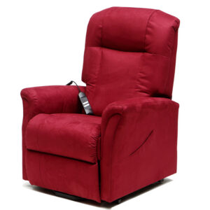 Sillón Elevable Flavia de 2 Motores GIMA | Butaca Relax Eléctrica con Reposapiés Elevable – Azul, Marrón, Burdeos e Ignífugo