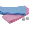 SINGLE PATIENT FOETAL TRANSDUCER BELTS 6x120 cm - pink-light blue
