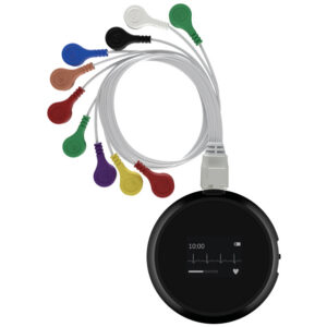 Sistema Holter ECG inalámbrico M12 de 12 derivaciones GIMA – Registro ambulatorio continuo hasta 72 h con software de análisis AI-ECG (Ref. 54300)