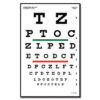 SNELLEN OPTOMETRIC CHART - 6 m - 23x35.5 cm