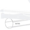 Soporte para Botella de Oxígeno para Camillas de Transporte y Ducha GIMA 44790 y 44792 | Accesorio GIMA Ref. 44795