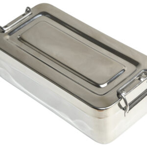 STAINLESS STEEL BOX - handle