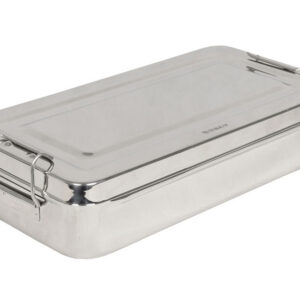 STAINLESS STEEL BOX - handle