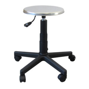 STOOL - s/s seat with castors