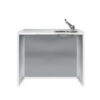 Superficie de Trabajo Móvil 106 cm con Lavabo a la Derecha | Worktop Clínico GIMA (Ref. 45420)