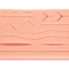 SUTURE TRAINING PAD WITH WOUNDS WITH MESH