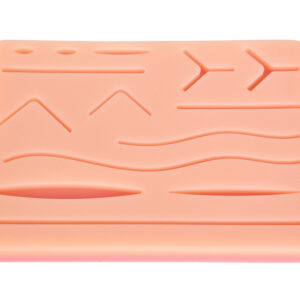 SUTURE TRAINING PAD WITH WOUNDS WITH MESH