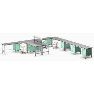 Laboratory furniture Przykładowe rozwiązanie