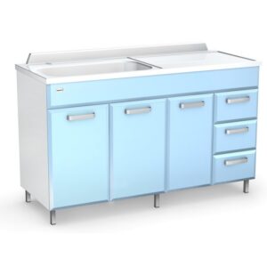 Baby nursing stations KACPEREK Module AB with modules on a combined frame