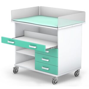 Tables for baby nursing SAM series SAM-01 with shelf for the scales