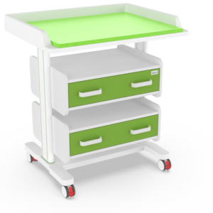 Tables for baby nursing SPTM series SPTM type typ: SPTM-03 SPTM-03-A(2)2S(1)-ABS3-6019-MDF(A)-T12-0-K6.3